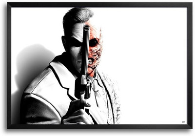 74% OFF on Batman Arkham City Two Face Fp00003517 Framed Photographic Paper
