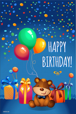 16% OFF on Poster - Pretty One For Birthday Paper Print