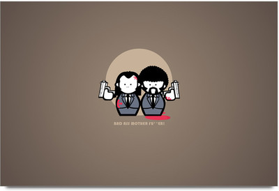 53% OFF on Pulp Fiction Vector Poster Paper Print