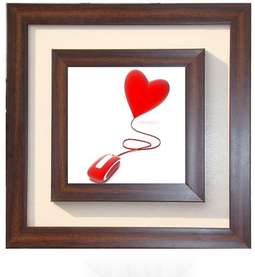 29% OFF on Lila Painting DVL- S- 647 With Wooden Frame Canvas Art