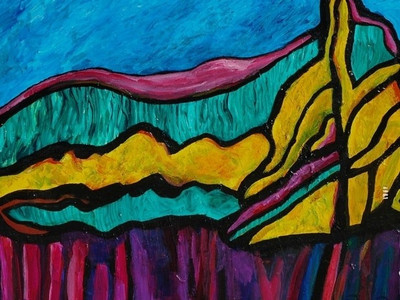 77% OFF on Painting Without Frame - Abstract Painting Canvas Art