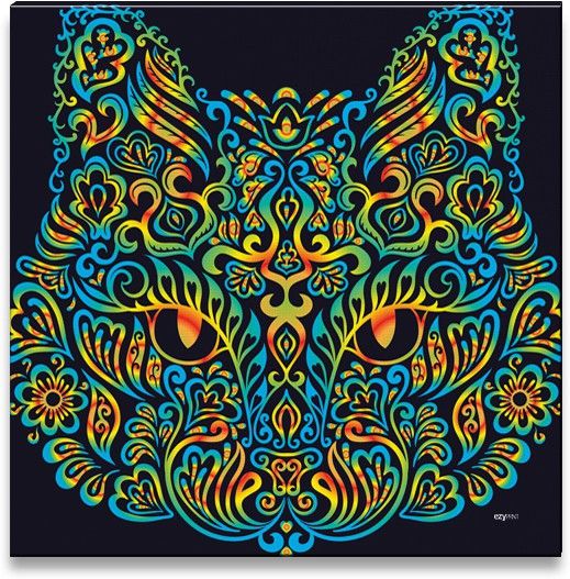 38% OFF on Ornamental Cat Canvas Art 38% OFF on Ornamental Cat Canvas Art