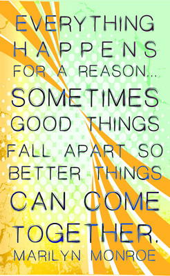 8% OFF on Everything Happens for a Reason Paper Print 8% OFF on Everything Happens for a Reason Paper Print