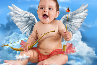 53% OFF on Baby Cupid Poster Paper Print