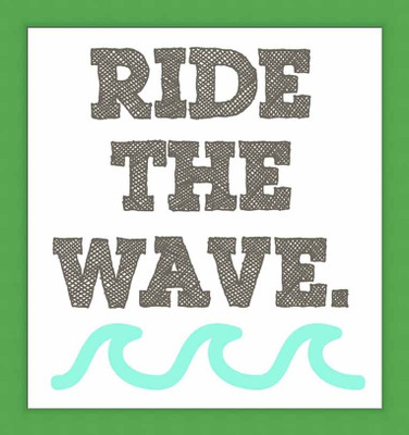 60% OFF on Painting Mantra Framed - Ride The Wave Paper Print