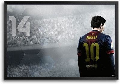 74% OFF on Messi Fifa Fp00003725 Framed Photographic Paper