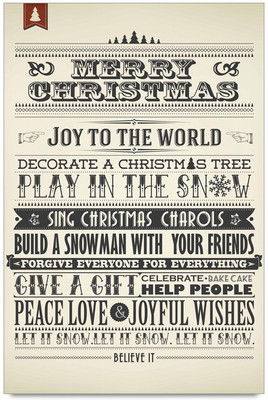 77% OFF on Shoprock Merry Christmas Let It All Snow Photographic Paper