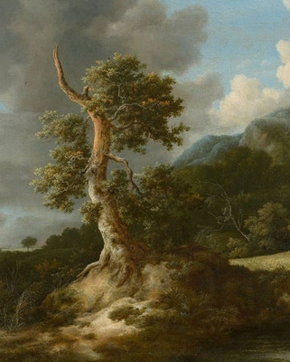 80% OFF on Holicshop Beautiful Tree Canvas Pianting without Frame Canvas Art