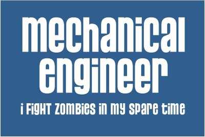 37% OFF on Mechanical Engineer - Fights Zombie Paper Print