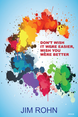 16% OFF on Poster - Inspirational and Motivational Quote by Jim Rohn Paper Print