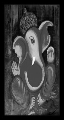 37% OFF on Modern Ganesha Fine Art Print