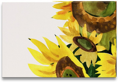 45% OFF on Beautiful Sunflower Canvas Art