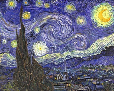 37% OFF on Starry Night Paper Print