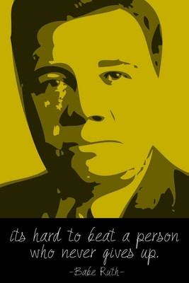 37% OFF on Babe Ruth - Never Give Up Paper Print 37% OFF on Babe Ruth - Never Give Up Paper Print