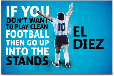 53% OFF on Shopmantra Diego Maradona Argentina Football Poster Paper Print 53% OFF on Shopmantra Diego Maradona Argentina Football Poster Paper Print