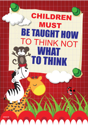 16% OFF on Poster - Kids Poster - What Children Must Be Taught Paper Print