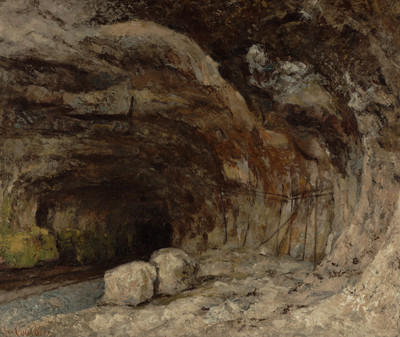 12% OFF on Grotto Of Sarrazine Near Nans Sous Sainte Anne By Gustave Courbet French Fine Art Print