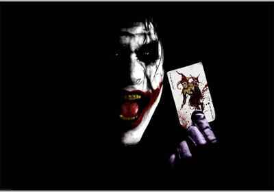 37% OFF on Joker CardPoster (18 x 12 Inches) by Shopkeeda Paper Print