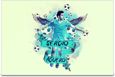 53% OFF on ShopMantra Sergio Ag?ero Argentina Football Poster Paper Print 53% OFF on ShopMantra Sergio Ag?ero Argentina Football Poster Paper Print