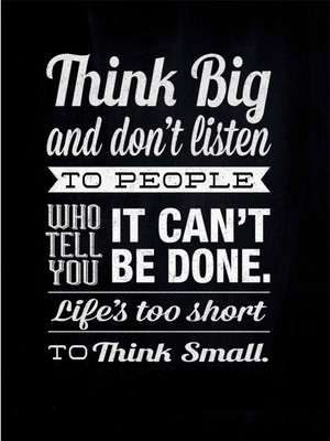 50% OFF on Elite Collection Think Big Paper Print 50% OFF on Elite Collection Think Big Paper Print