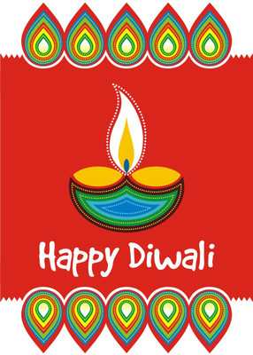 16% OFF on Shopisky Wish You And Your Family A Bombastic Diwali Paper Print