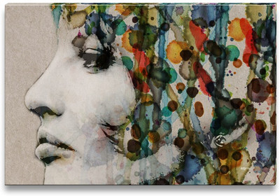 43% OFF on The Grange Watercolor Female Profile Canvas Art