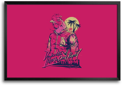 46% OFF on ShopMantra Do you like Artwork Laminated Frame Poster Paper Print