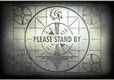 37% OFF on Please Stand By Poster (18 x 12 Inches) by Shopkeeda Paper Print