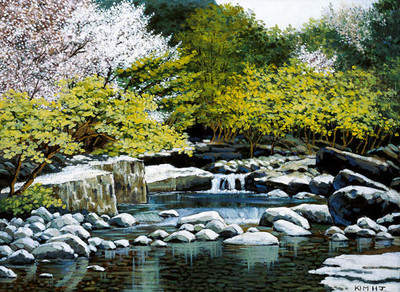 42% OFF on Rocky Stream Canvas Art 42% OFF on Rocky Stream Canvas Art