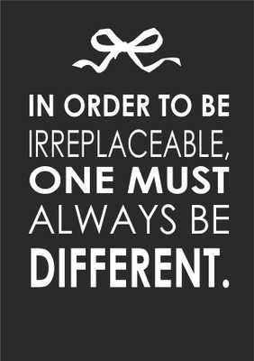 47% OFF on Different Quote Fine Art Print