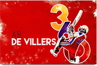 53% OFF on AB DE Villiers Mr.360 Laminated Poster Paper Print