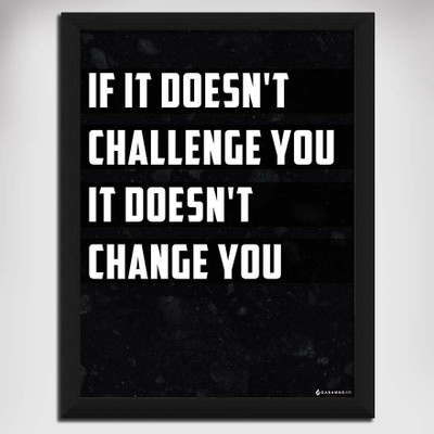 No Challenge No Change Canvas Art No Challenge No Change Canvas Art