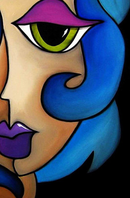 80% OFF on Holicshop Traditional Face Painting Without Frame Canvas Art