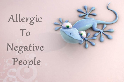 62% OFF on Allergic To Negative People Poster Photographic Paper