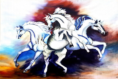 33% OFF on Horse Image Paper Print
