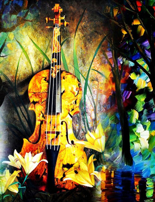 72% OFF on Canvas Painting Without Frame - Music Of Nature Canvas Art