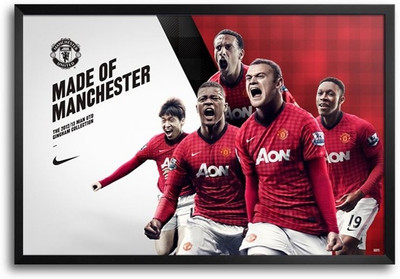 53% OFF on Manchester United Players Fp00004316 Framed Photographic Paper