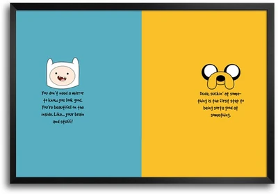 46% OFF on You Don't Need a Mirror Cartoon Minimal Design Laminated Framed Paper Print 46% OFF on You Don't Need a Mirror Cartoon Minimal Design Laminated Framed Paper Print