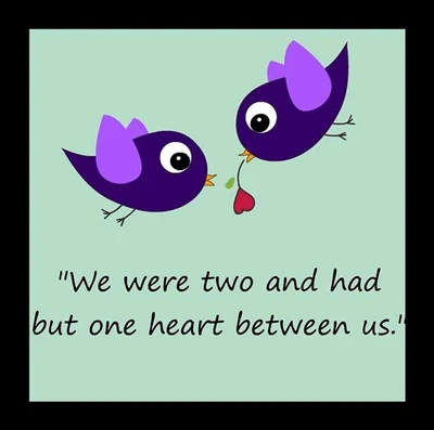 42% OFF on Painting Mantra Framed - We Two And Single Heart Paper Print