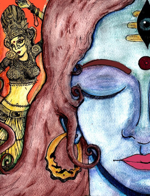 75% OFF on Canvas Painting Without Frame -God Canvas Art