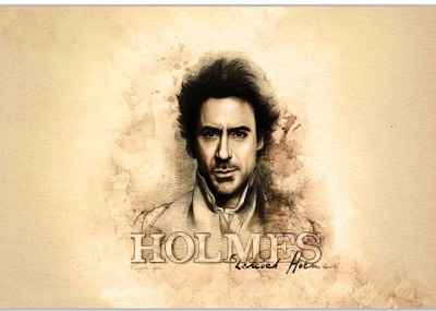 37% OFF on HolmesPoster (18 x 12 Inches) by Shopkeeda Paper Print