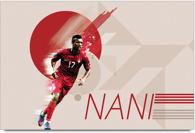 53% OFF on Shopmantra Nani Footballer Poster Paper Print