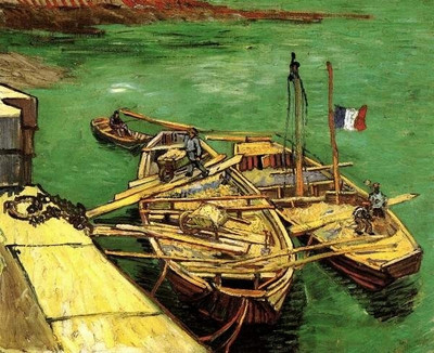 8% OFF on Quay with Men Unloading Sand Barges Small by Van Gogh 8% OFF on Quay with Men Unloading Sand Barges Small by Van Gogh