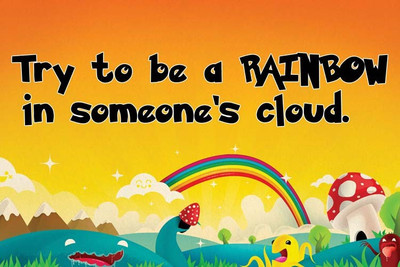 62% OFF on StyBuzz rainbow in something clouds poster Photographic Paper