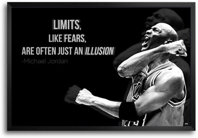 74% OFF on Michael Jordan Fp00004520 Framed Photographic Paper
