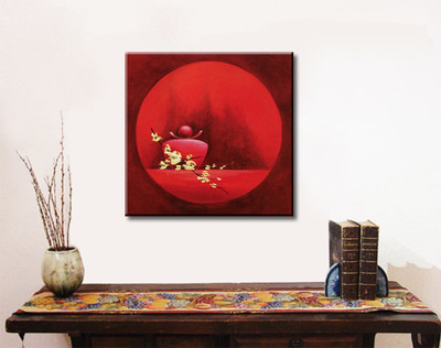 55% OFF on Red Wall Art Print Canvas Art