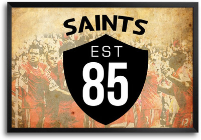 46% OFF on Shopmantra Southampton F.C. Laminated Frame Poster Paper Print