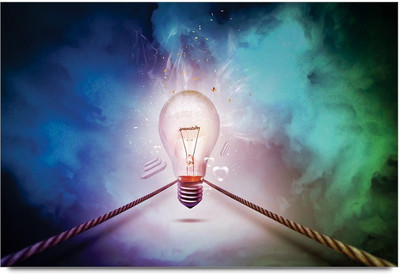 75% OFF on Amy Bulb Light 3D Poster