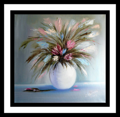 33% OFF on Colorful Flower Pot Fine Art Print