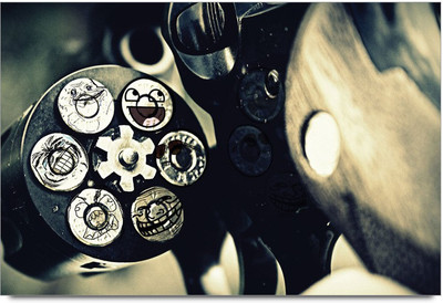 77% OFF on Shoprock Funny Bullet Art Work Photographic Paper